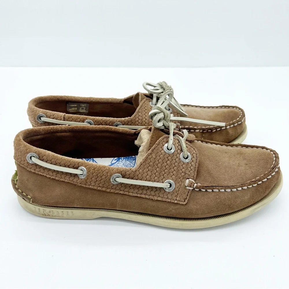 Ted Baker Brown Boat Shoes Loafers